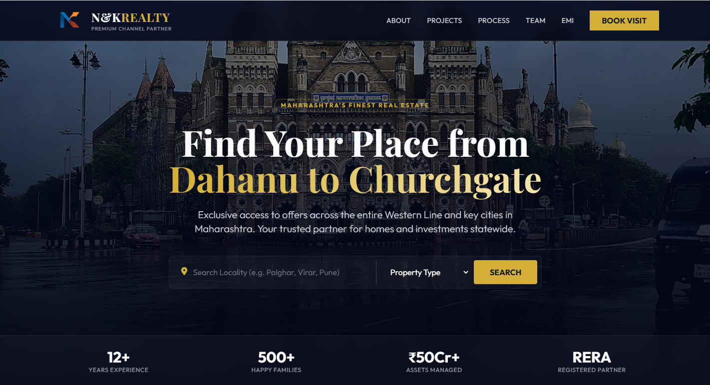 NK Realty Real Estate Platform